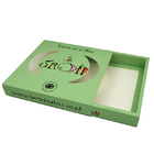 緑の祝祭のギフトの包装のために小さい引出しのギフト用の箱を滑らせるFSC