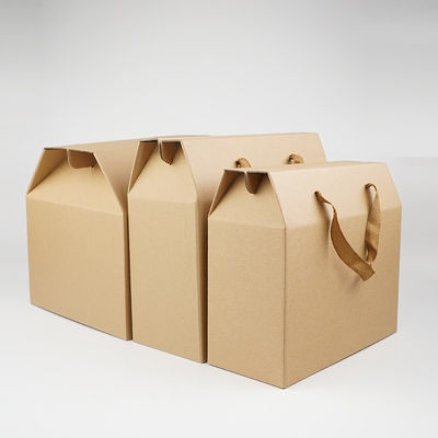 購入 Eco-Friendly Custom Logo Printed Corrugated Cardboard Mailer Box Gift Box With Handle online manufacture