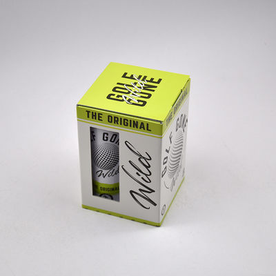 購入 高級カスタムロゴ プリント ゴルフボール ギフトボックス 透明窓とリサイクル紙箱 ファッショントレンドパッケージング online manufacture