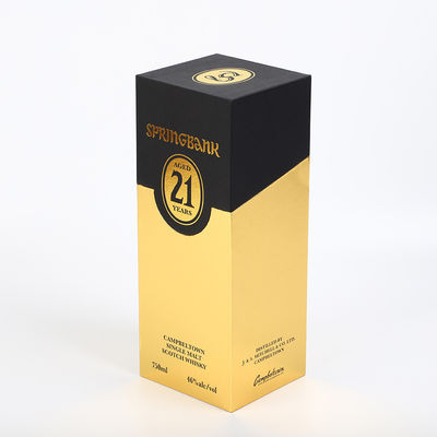 購入 アルコール飲料 フリップ上のワイン・ボトルのギフト用の箱のボール紙の磁気完了 online manufacture