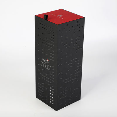 購入 堅い折るボール紙の赤ワインのびんのギフト用の箱のウィスキーのジン包装箱 online manufacture