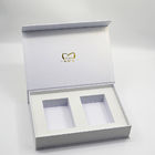 包まれた堅いエヴァの磁気閉鎖のギフト用の箱は形づける化粧品のキット箱を予約する