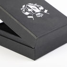 Greyboardの堅いペーパー記念品のギフト用の箱の無光沢の黒いエヴァの象眼細工30mm