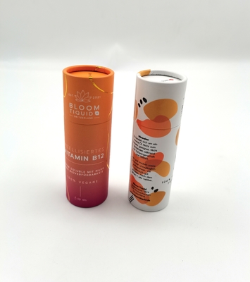 購入 精油のびん箱を包む高さ90mmの円形のペーパー管 online manufacture