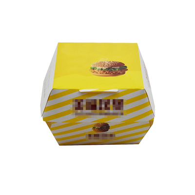 ハンバーガー用食品パッケージカスタムメイドテイクアウト紙製リジッドコンテナ マットラミネートUV加工、つけまつげ、靴下